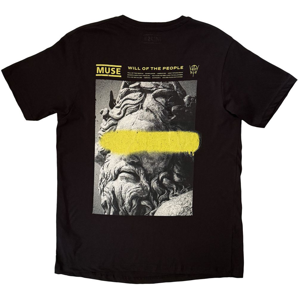 Muse - Will Of The People Mens Tshirt - Black
